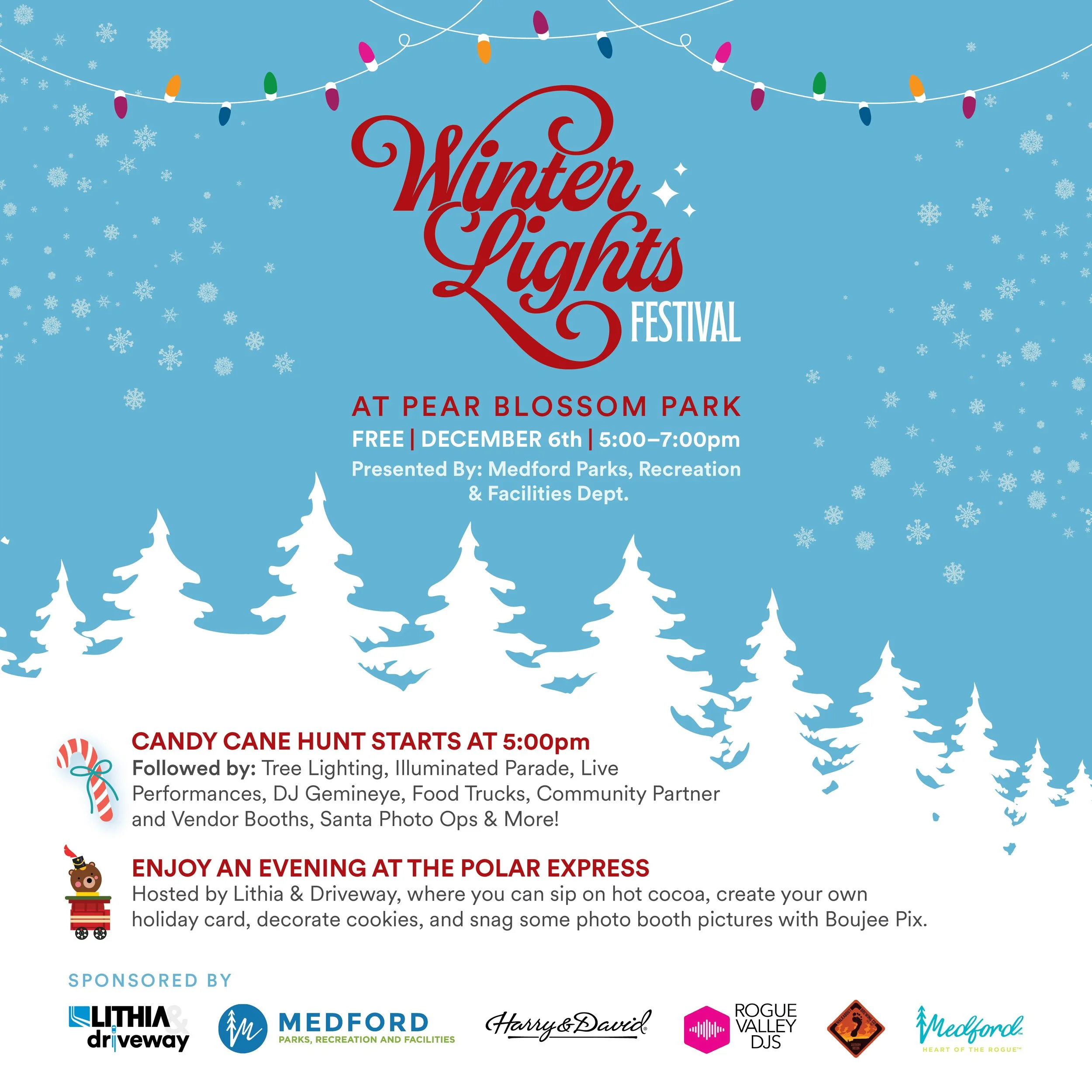 Candy Cane Hunt at Medford Winter Lights Festival