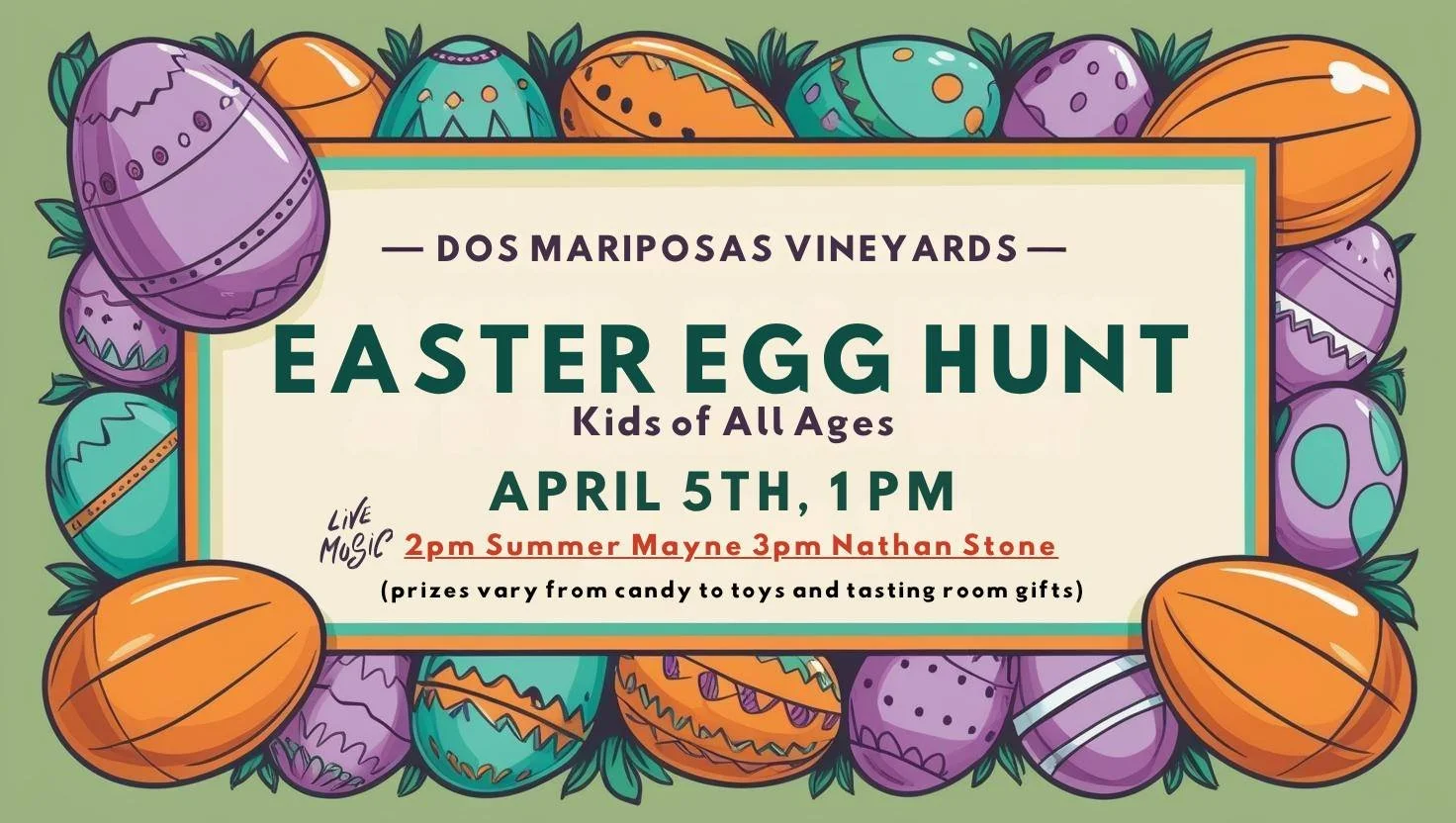 Dos Mariposas Easter Egg Hunt