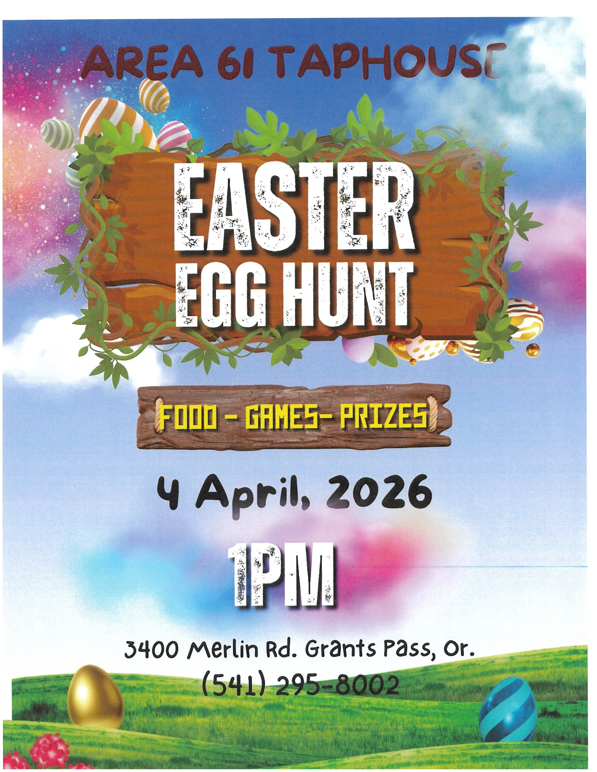 Area 61 Easter Egg Hunt in Merlin