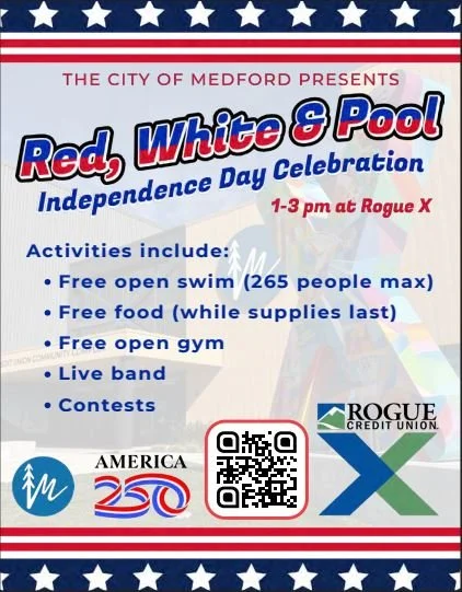 Red, White, and Pool at Rogue X in Medford