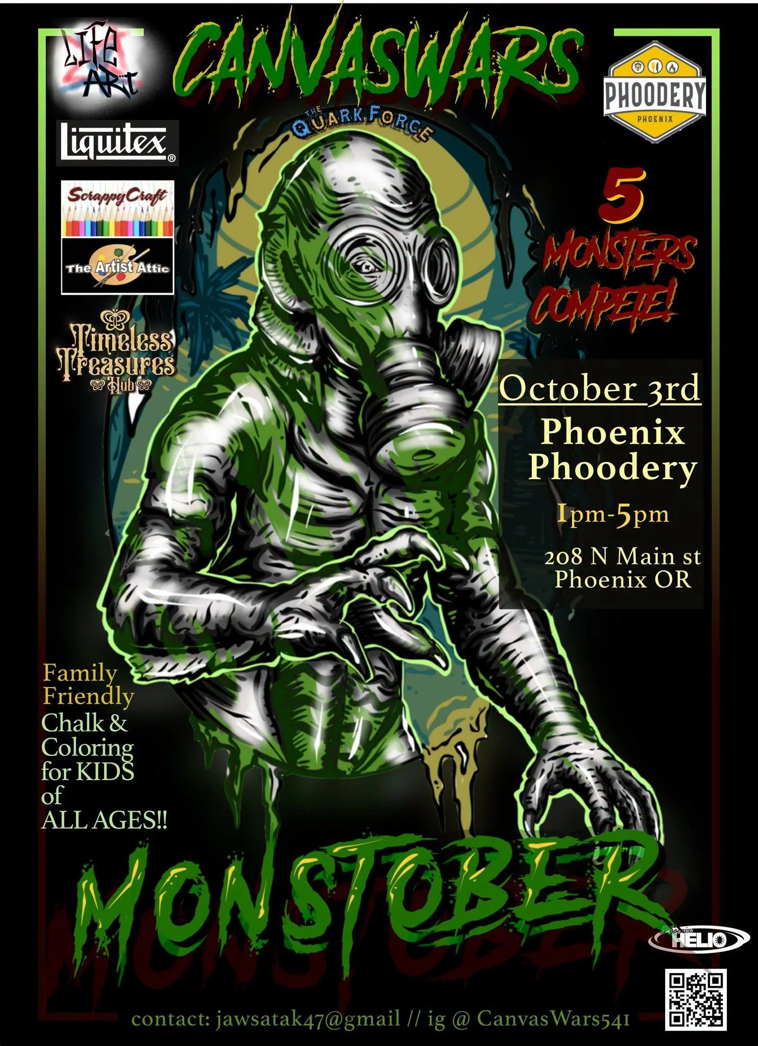 Monstober Canvaswars at Phoodery