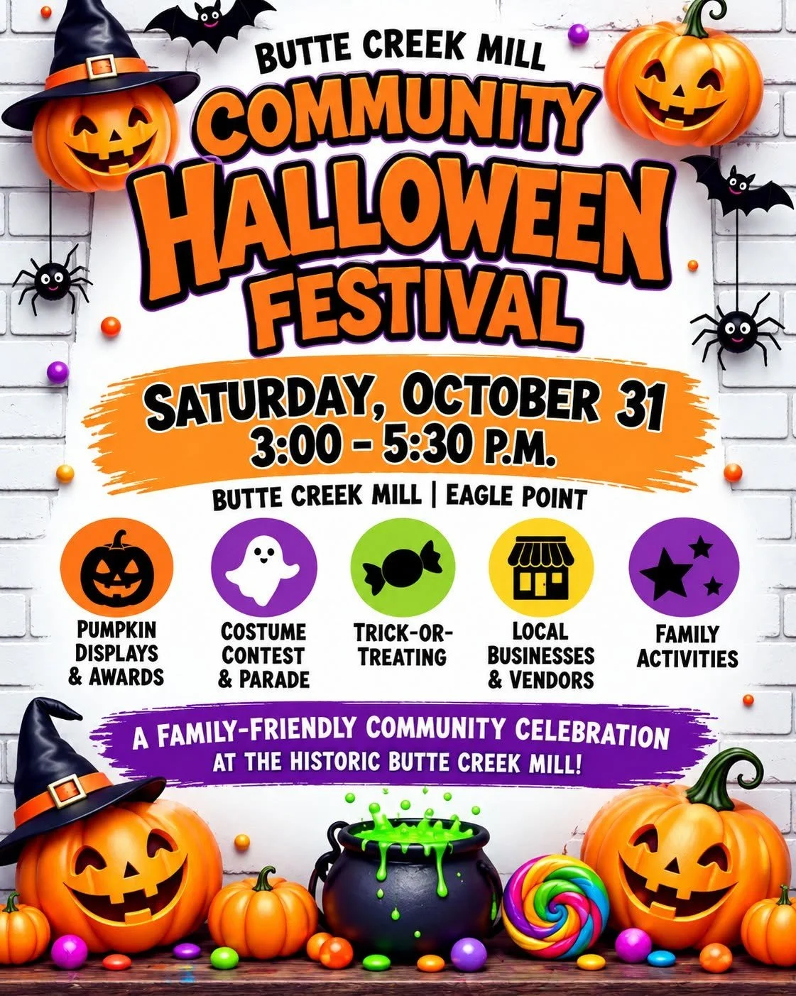 Butte Creek Mill Community Halloween Festival