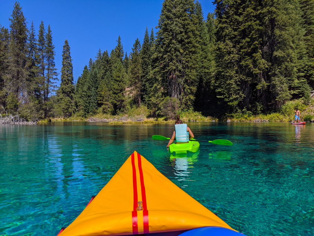 Kayaking on the Wood River