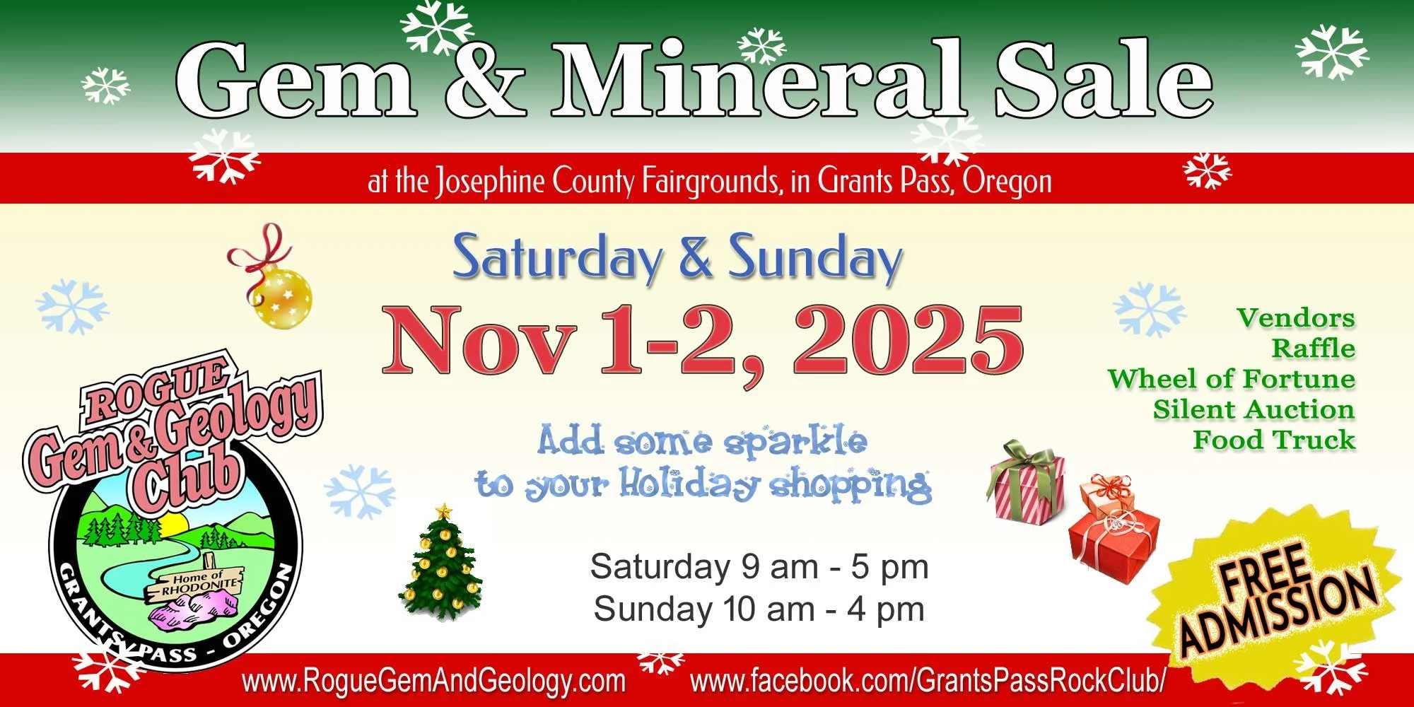 Grants Pass - Rogue Gem &amp; Geology Club's Gem &amp; Mineral Show