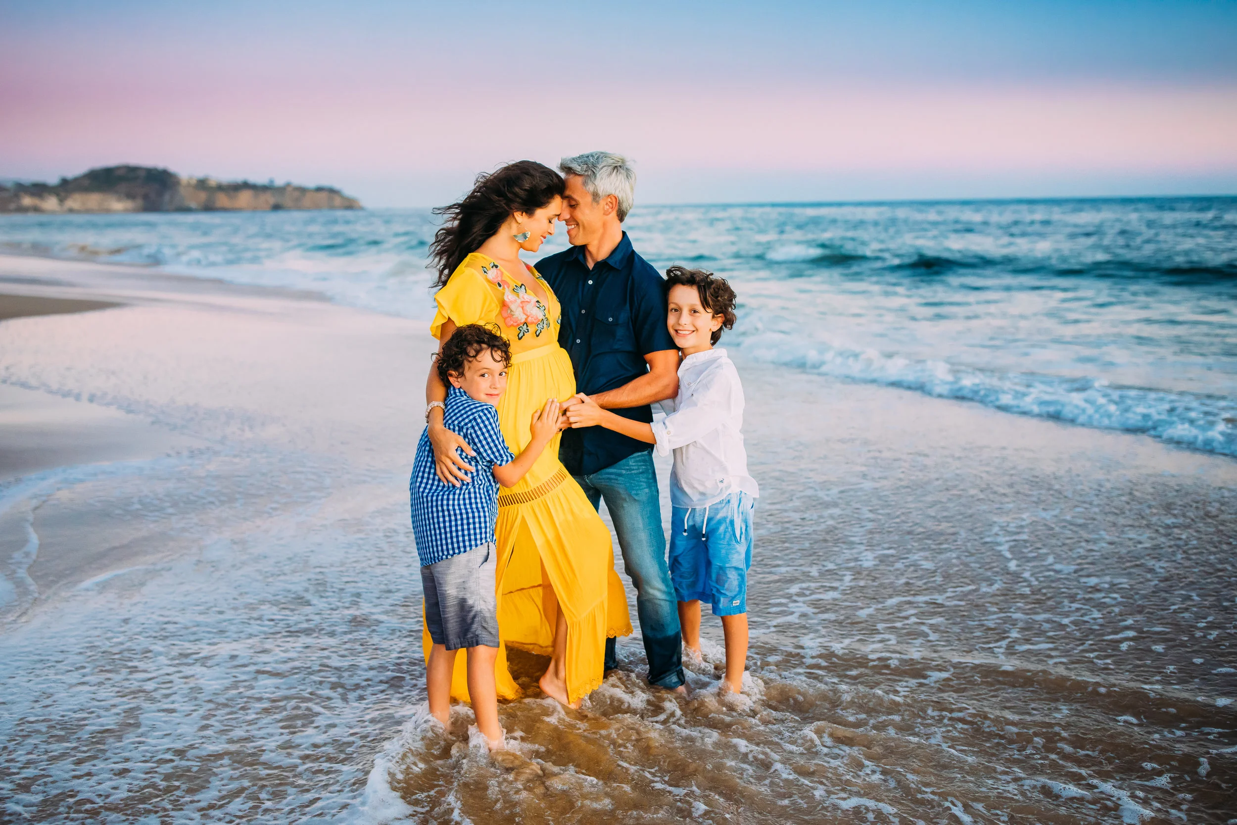 outdoor family photo shoot in Newport Beach, Orange County, CA