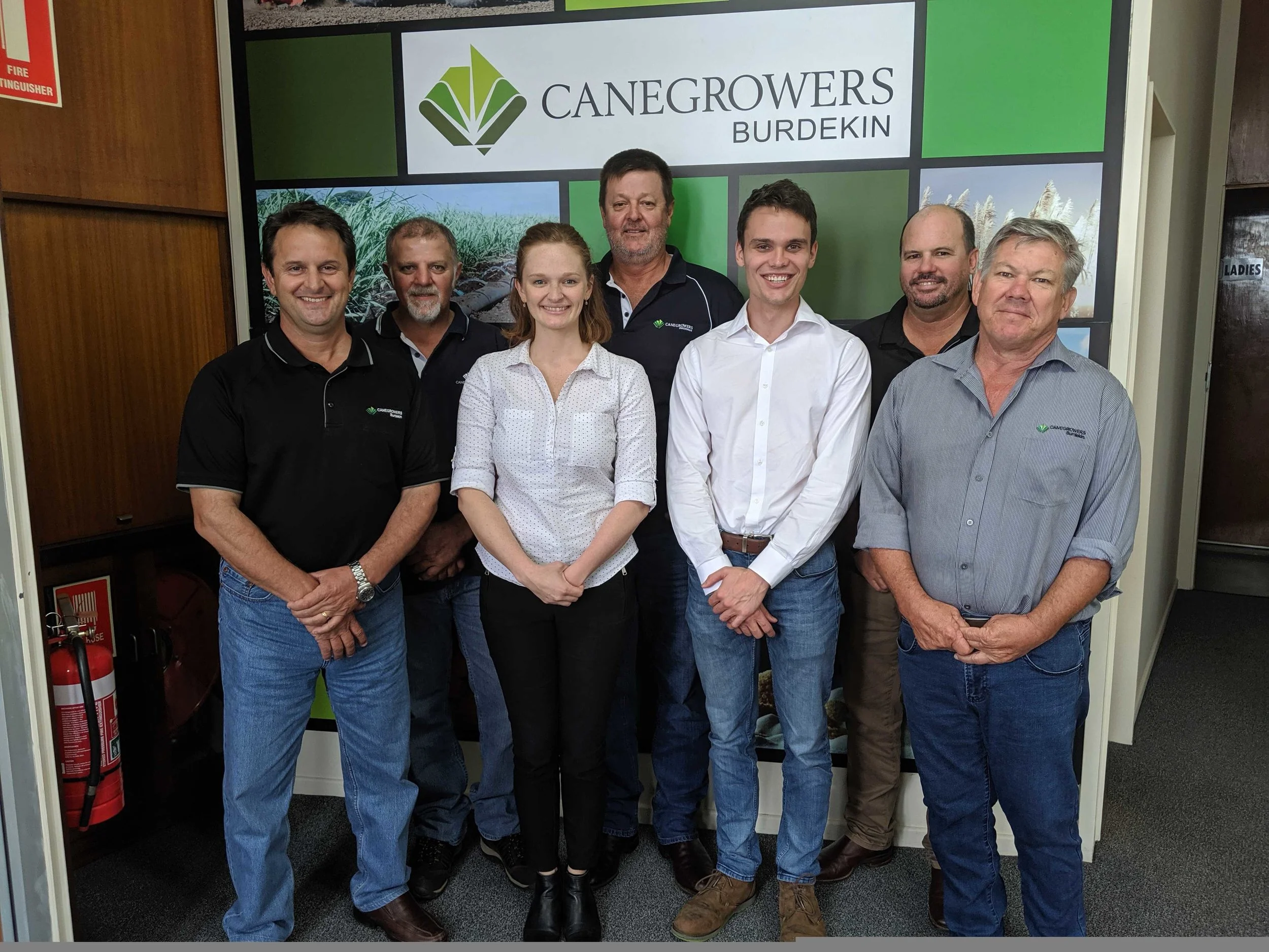 Cane Changer Team with CANEGROWERS Burdekin Board Representatives