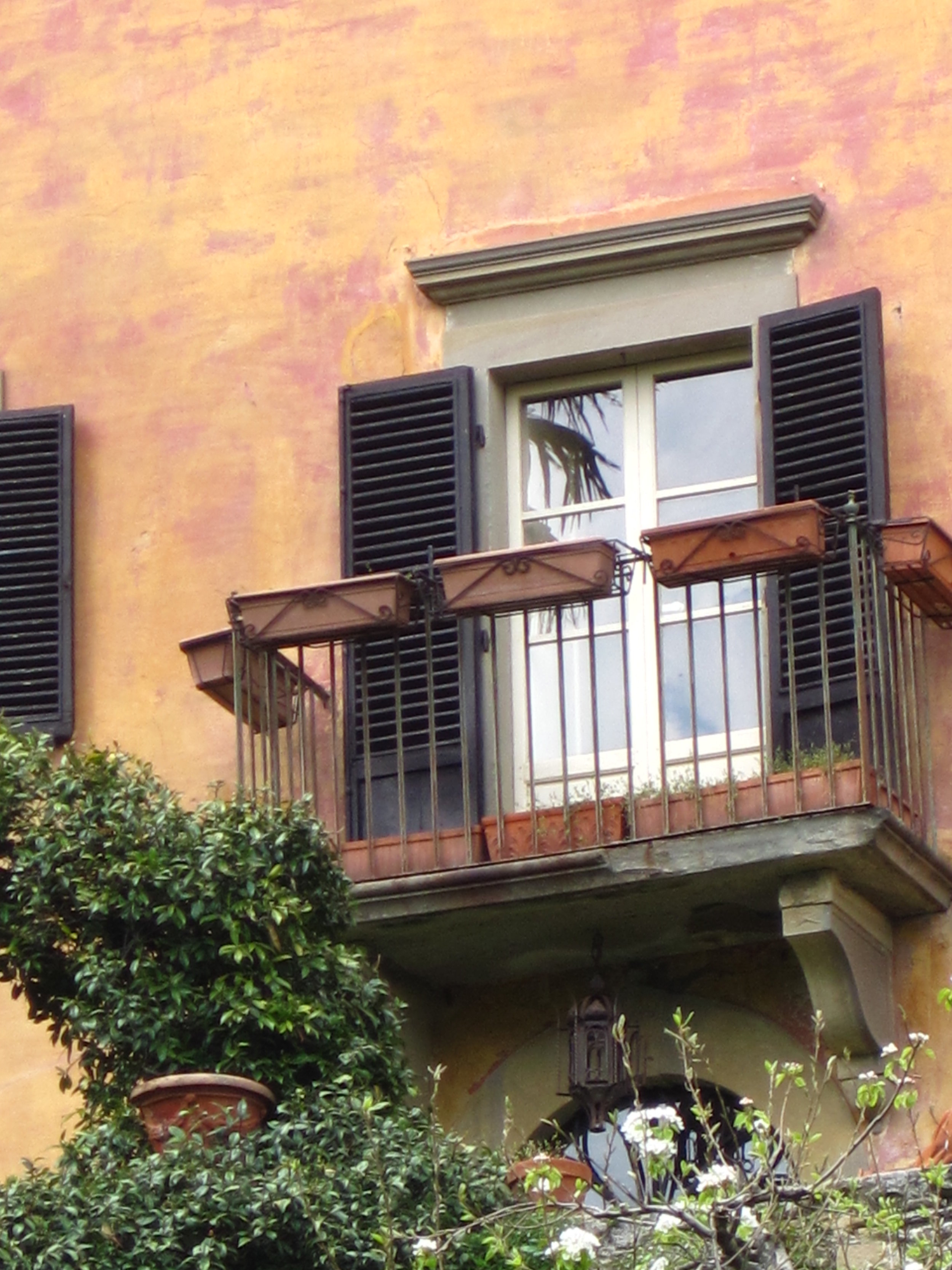 balcony at Villa Bramasole