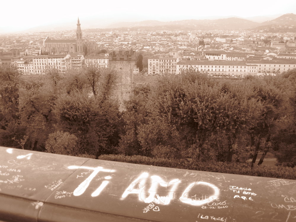 Ti Amo (I love you) - Piazzale Michelangelo
