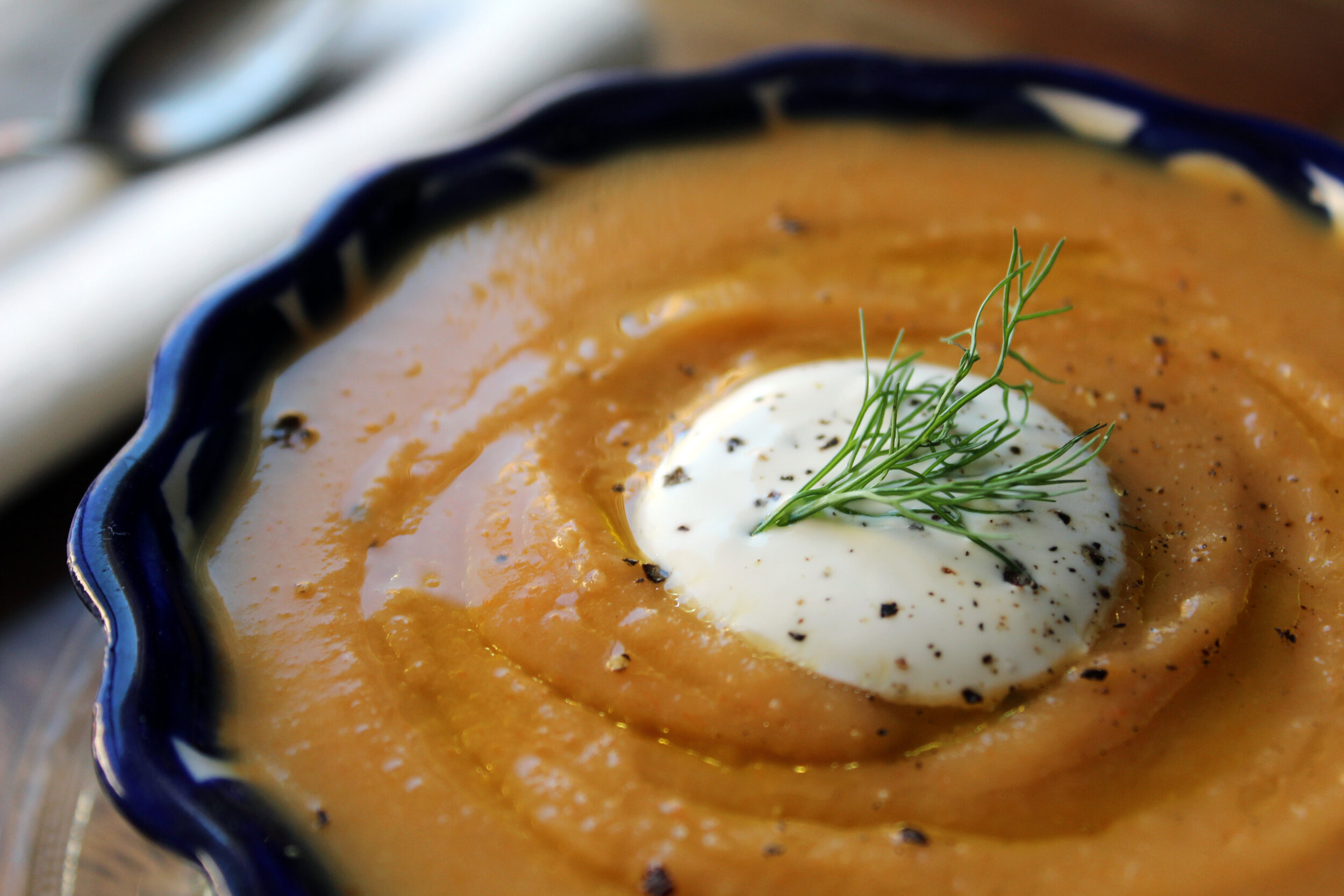 Creamy Vegetable and Cannellini Bean Soup - Vellutata di Verdure e Fagiolini
