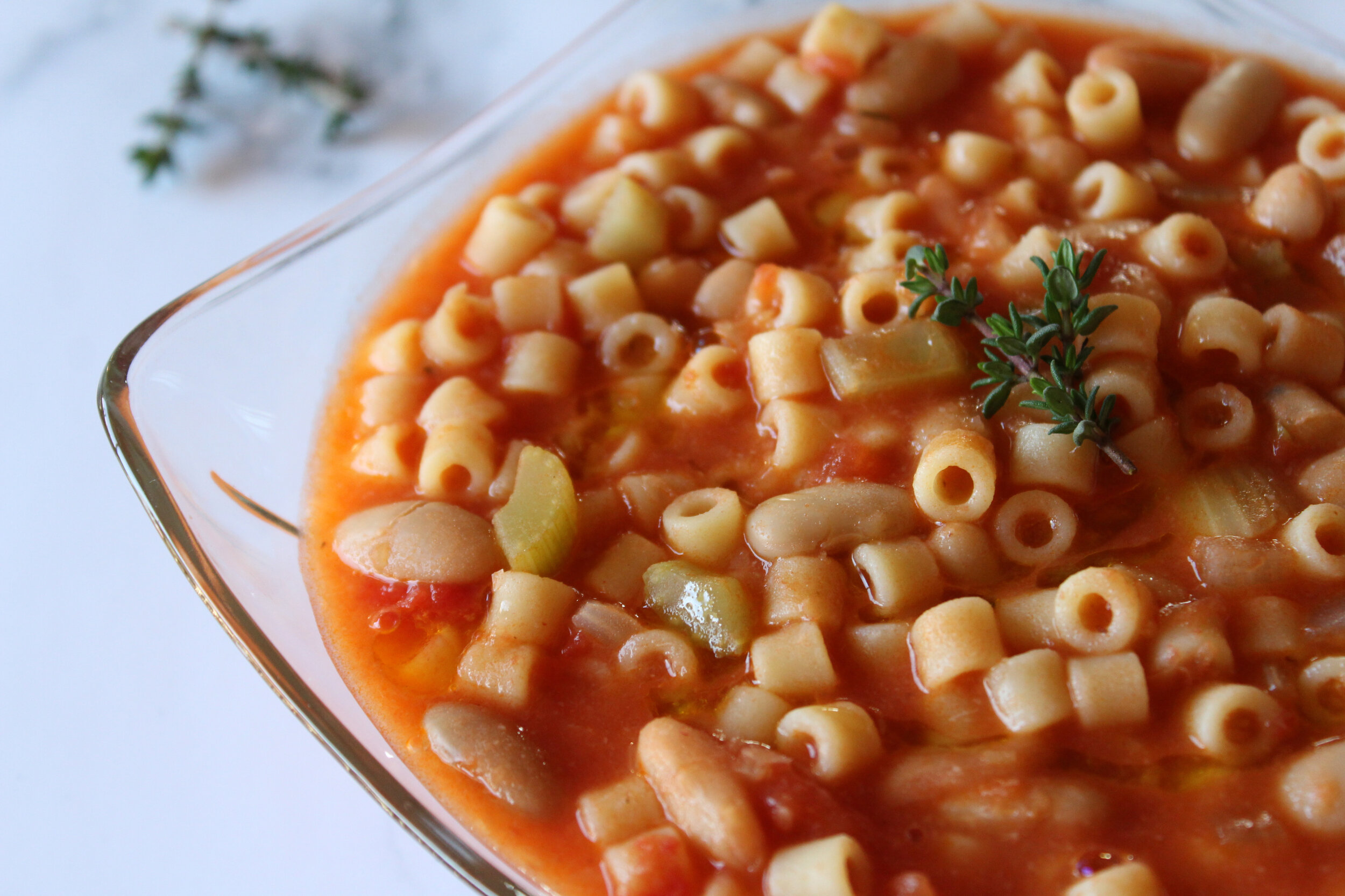 Pasta e Fagioli Soup - bean and pasta soup