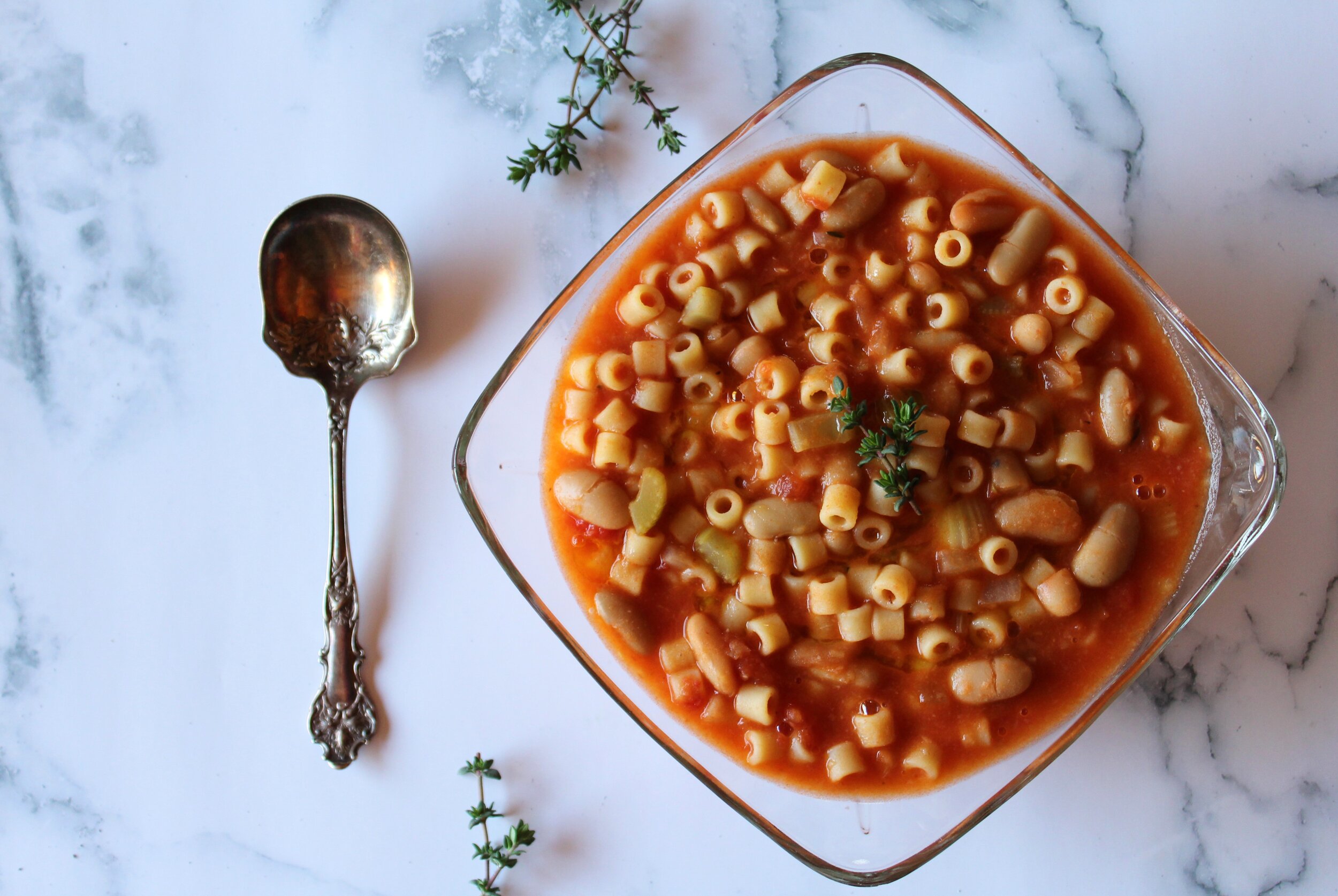 Pasta e Fagioli Soup - bean and pasta soup