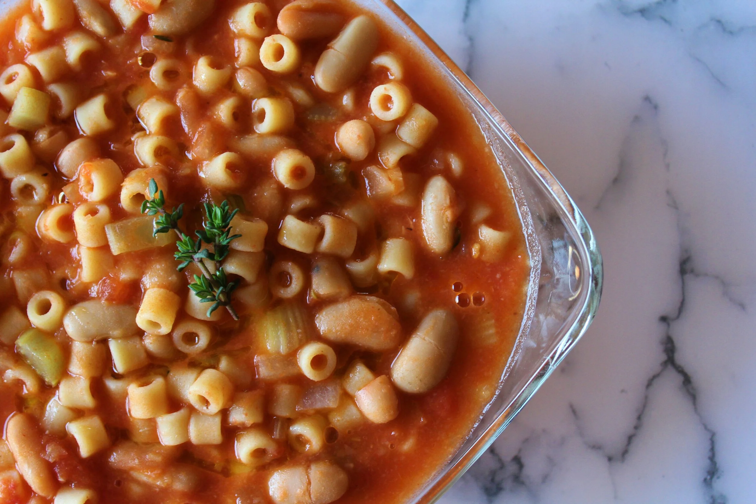Pasta e Fagioli - Italian Pasta &amp; Bean Soup