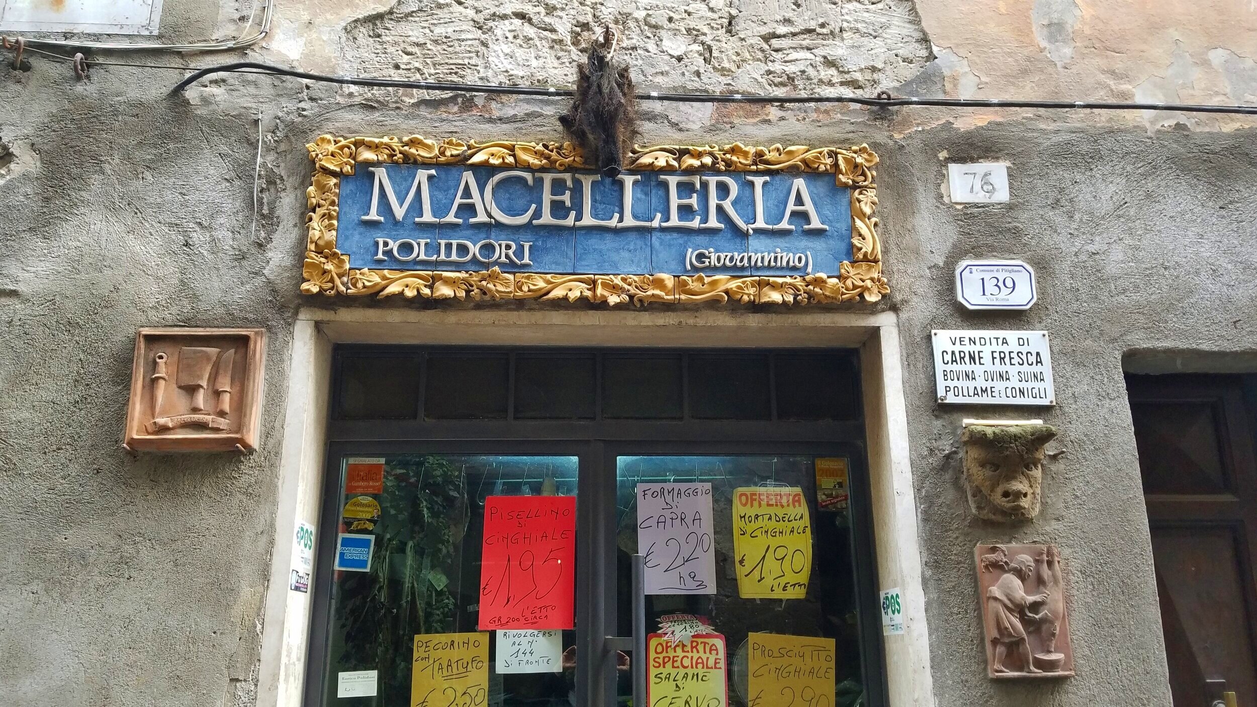 Macelleria in Pitigliano