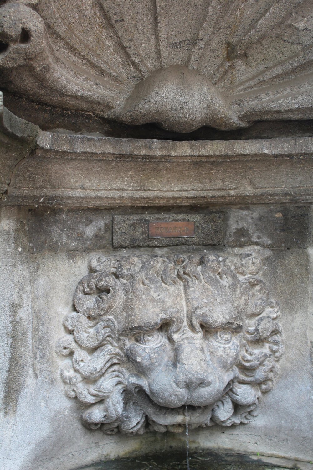 Fountain detail - Viterbo, Lazio