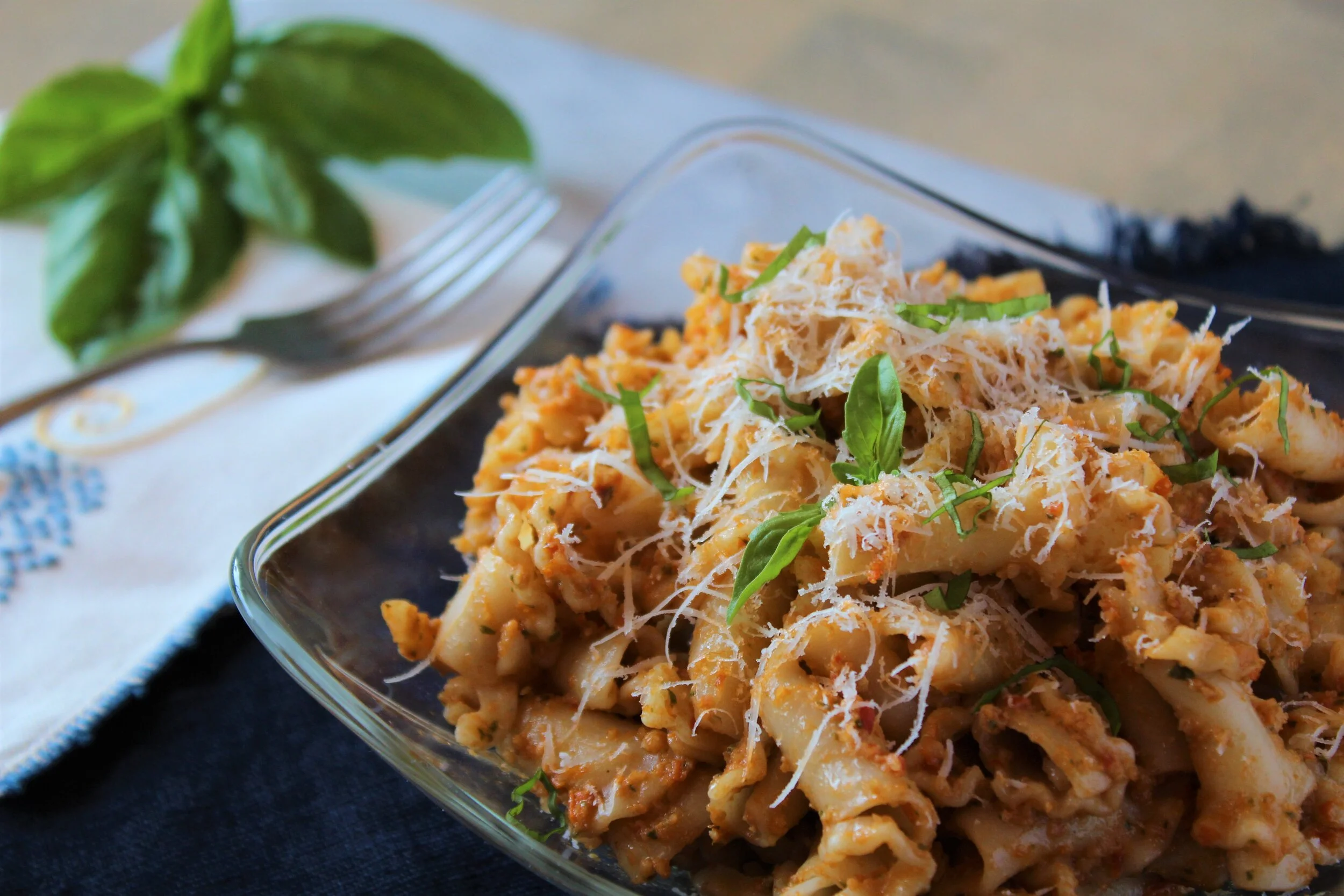 Pesto alla Trapanese - Sicilian Pesto with Tomatoes and Almonds