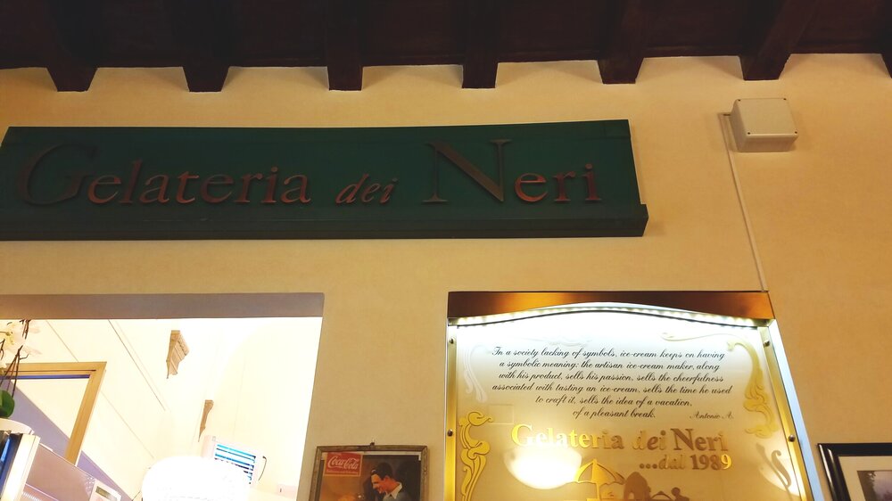 Gelateria dei Neri - Florence, Italy