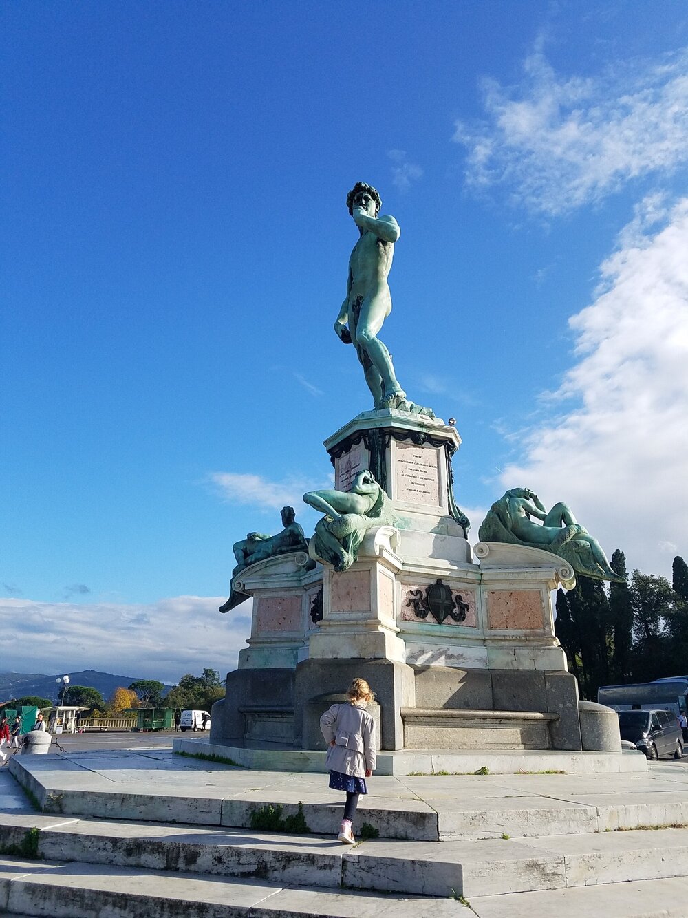 Bronze David in Piazzale Michelangelo