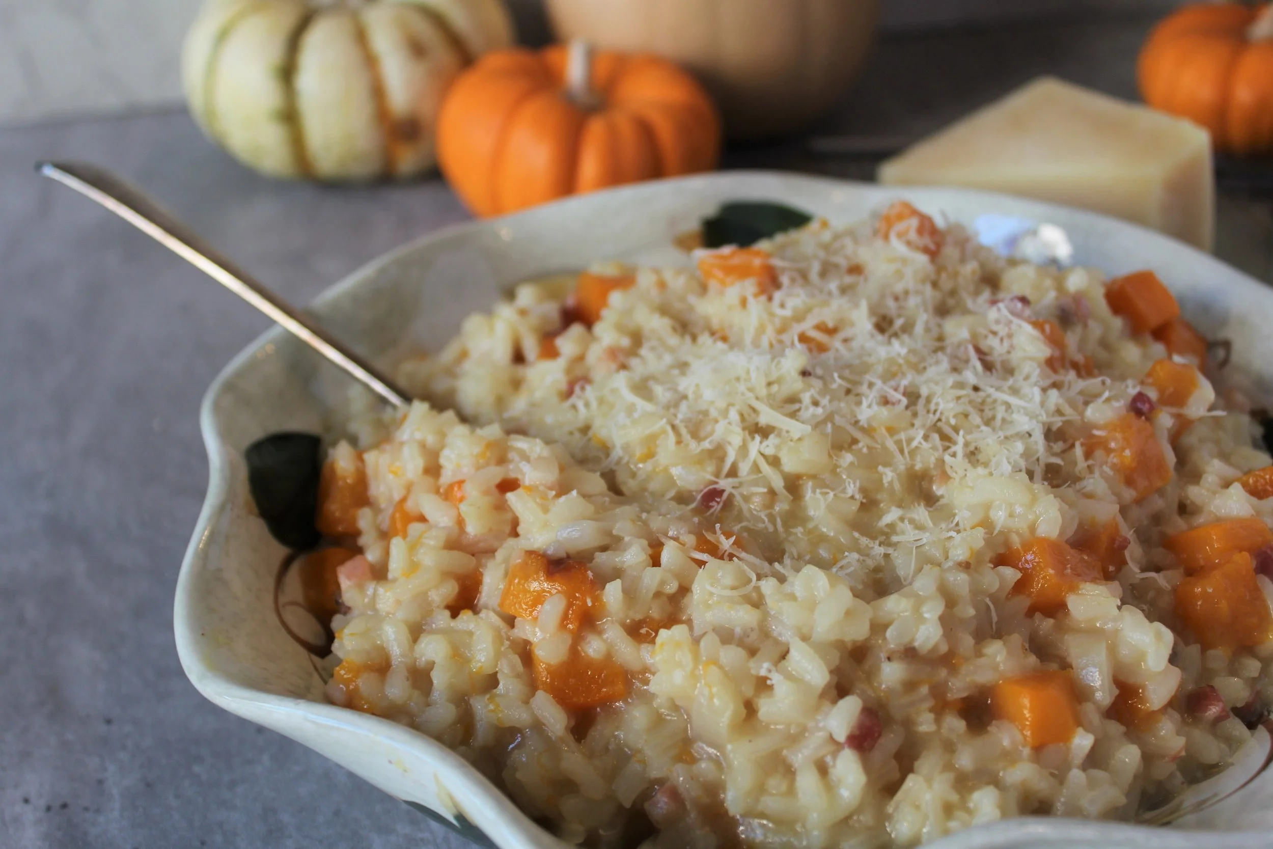 Butternut Squash Risotto - Risotto alla Zucca Violina