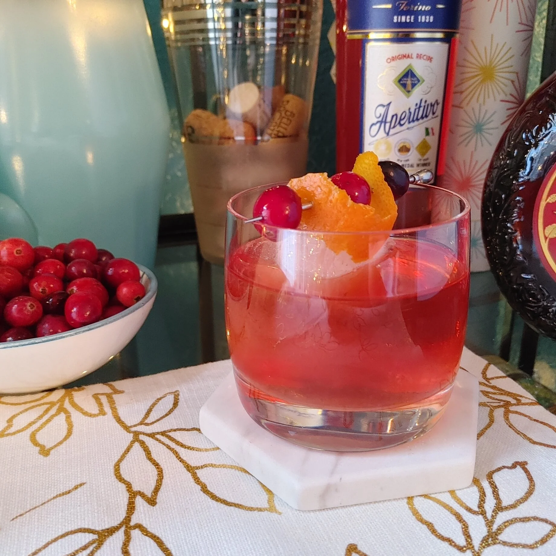 Holiday Cranberry Old Fashioned