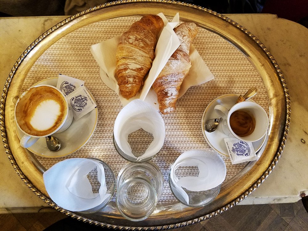 Cappuccino, Cornetti and Espresso - Caffè Florian