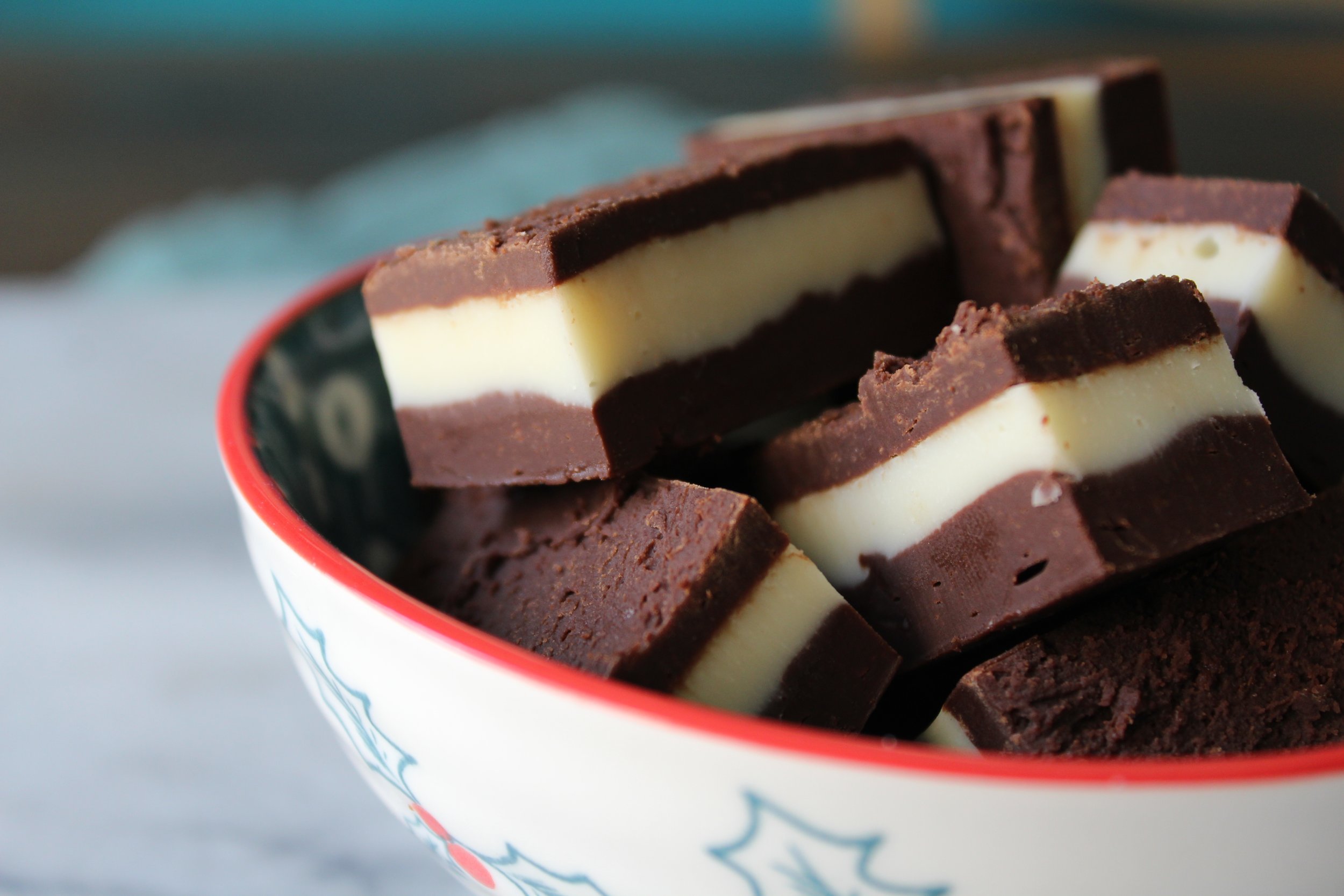 Holiday Mint Chocolate Fudge