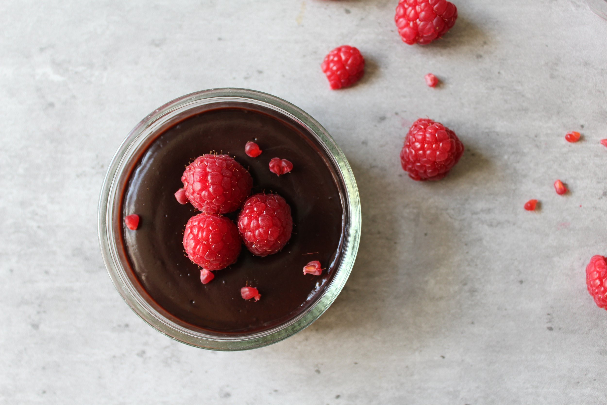Chocolate Pudding with Almond Milk - Budino al Cioccolato con Latte di Mandorla