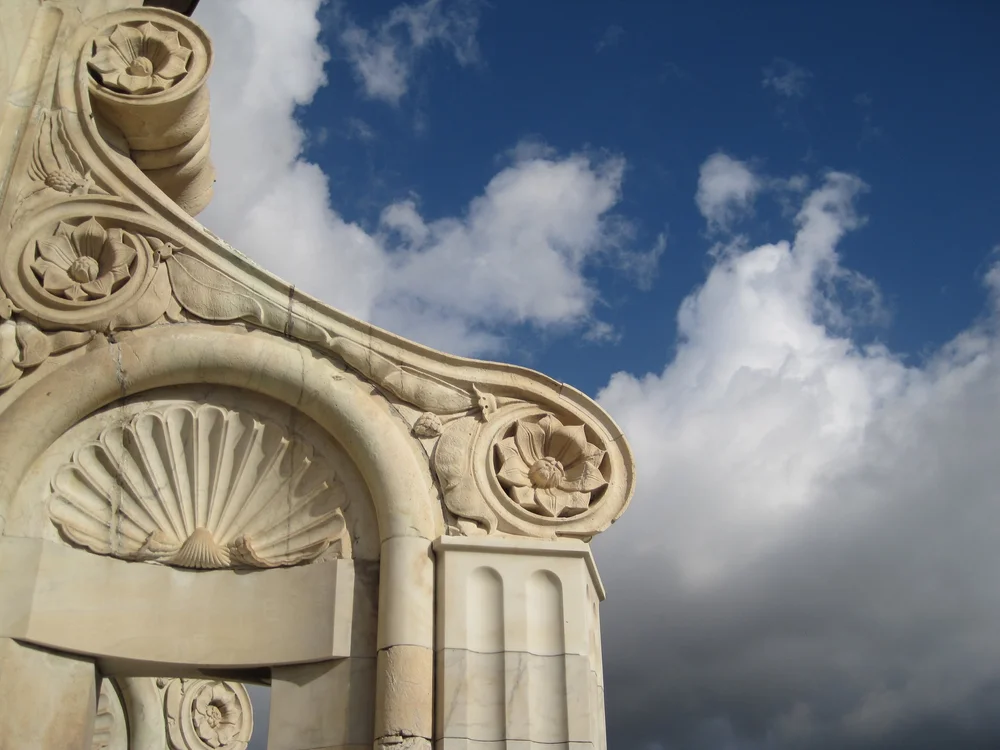Detail at the top of the Duomo