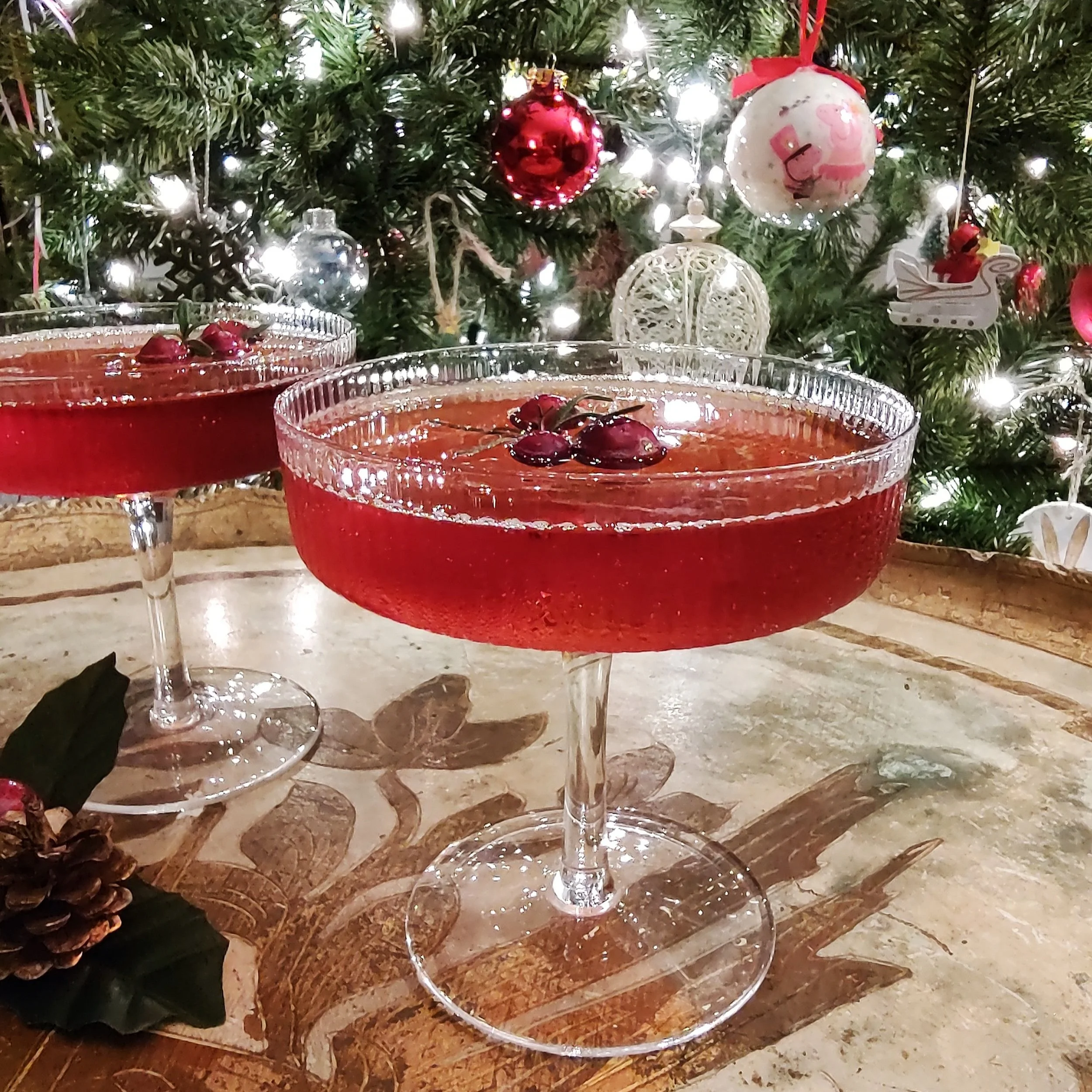 Holiday Manhattan Cocktail