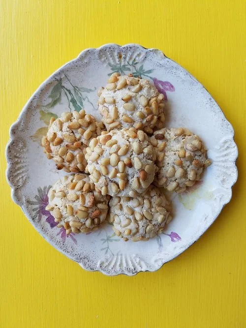 Pine Nut Macaroons - Biscotti di Pinoli