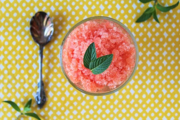 Watermelon Granita - Granita di Cocomero