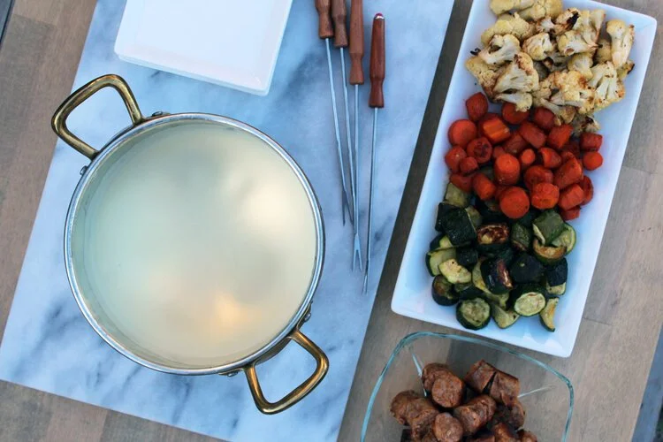 Italian cheese fondue