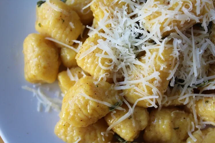 Homemade Pumpkin Gnocchi With Two Tasty Sauces