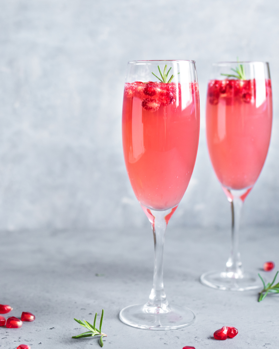 Holiday Pomegranate Mimosa 