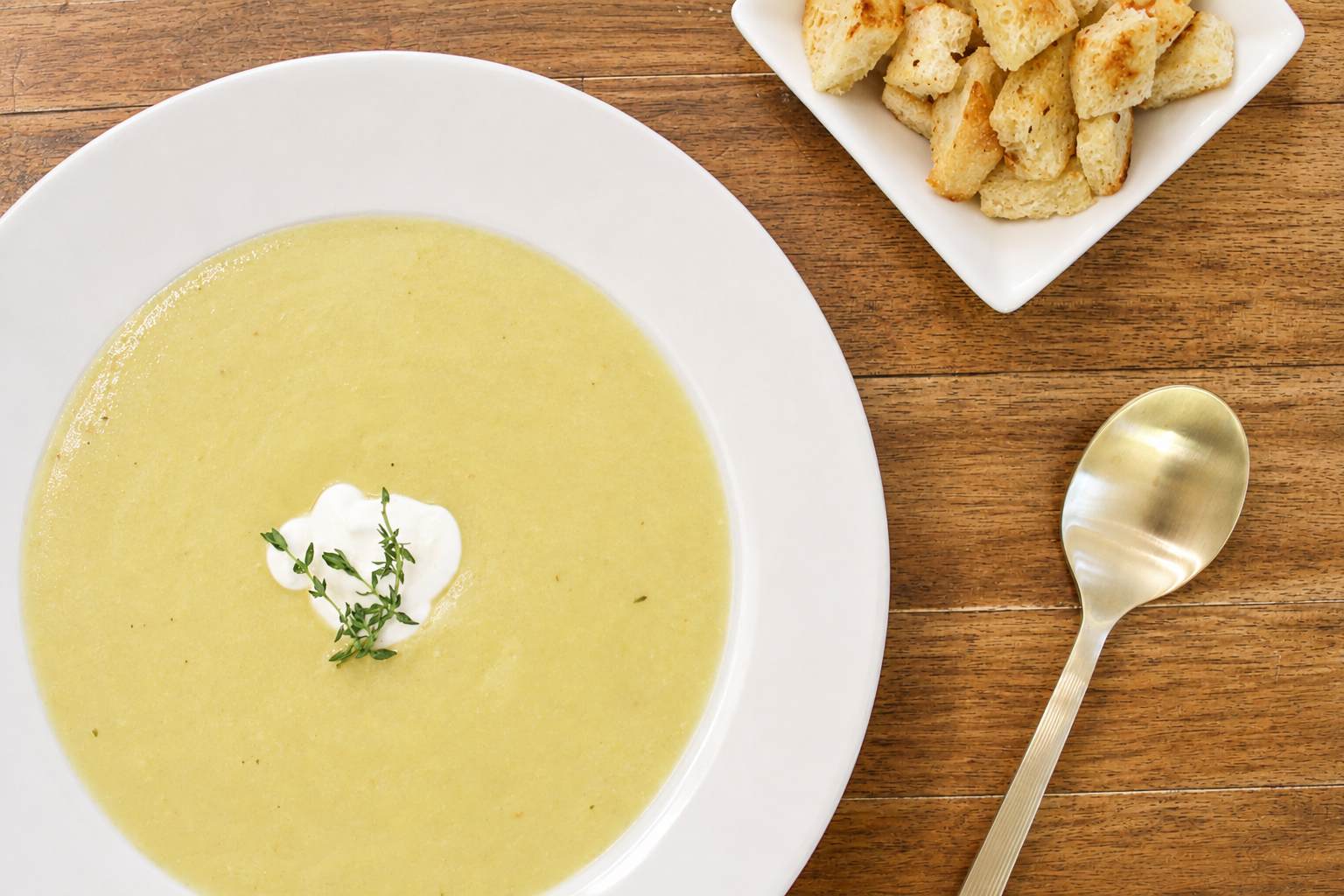 Creamy Zucchini and Potato Soup