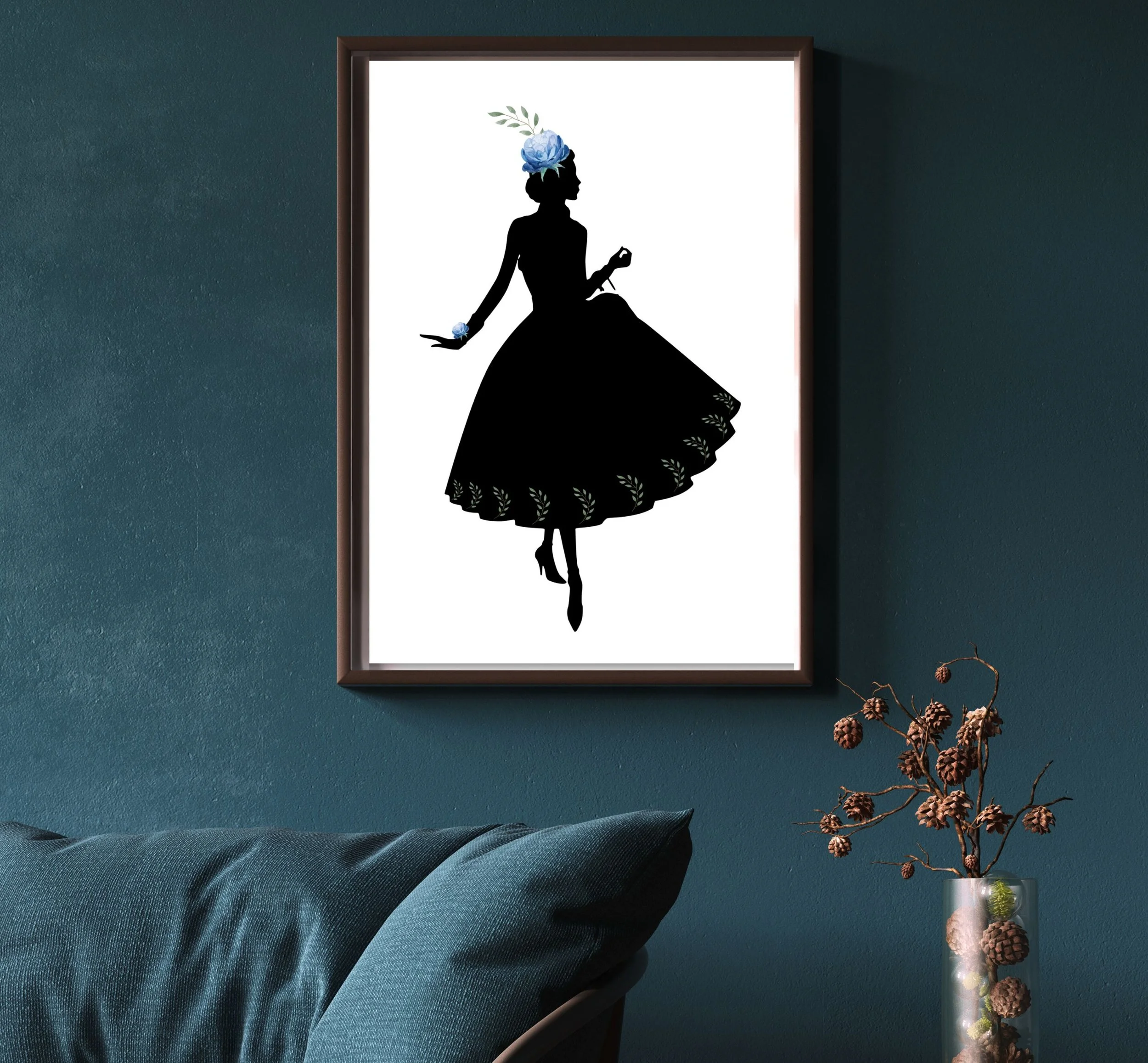 Out for the Day - 1950s vintage fashion show silhouette