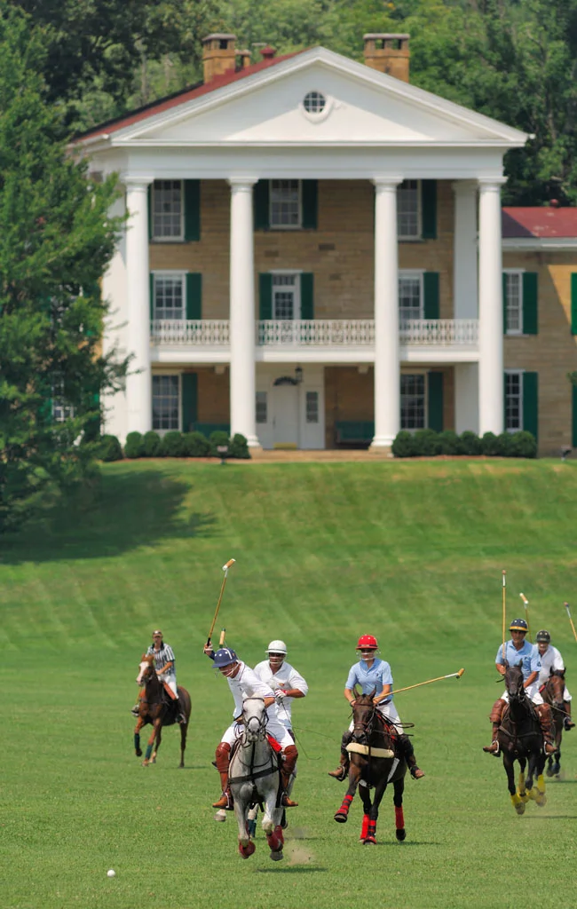 Polo on the Great Lawn at Bryn Du