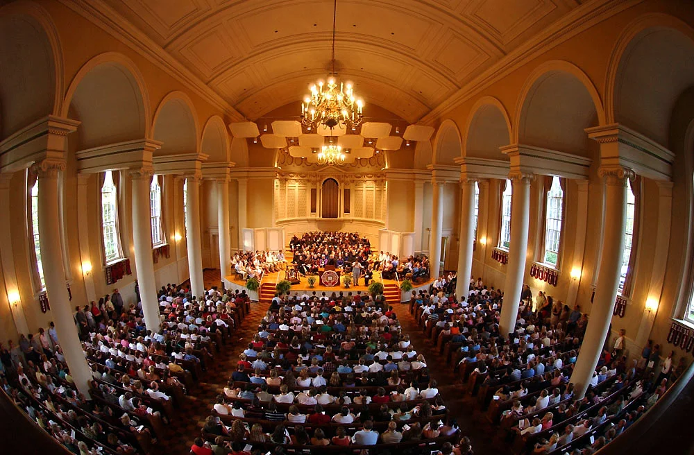 Program in Swasey Chapel (Photo by denison@flickr.com)