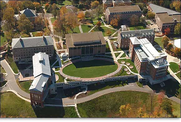 Aerial View of Denison Campus (Photo by denison@flickr.com)