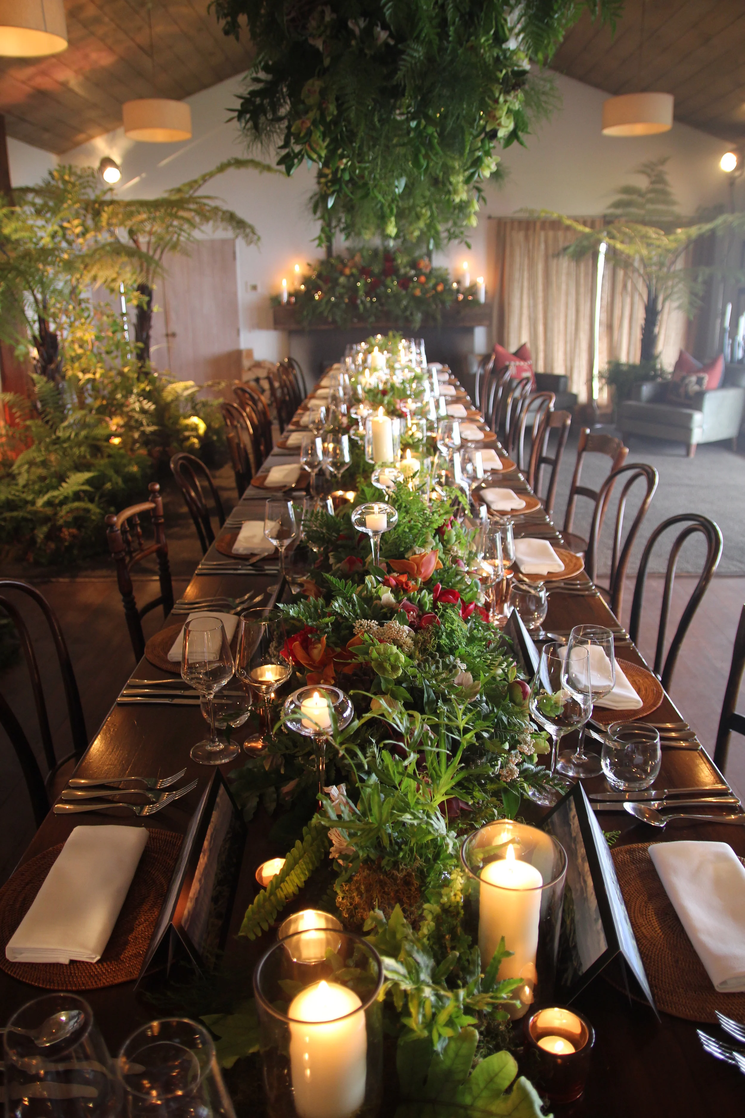 New Zealand-themed private dinner for international guests