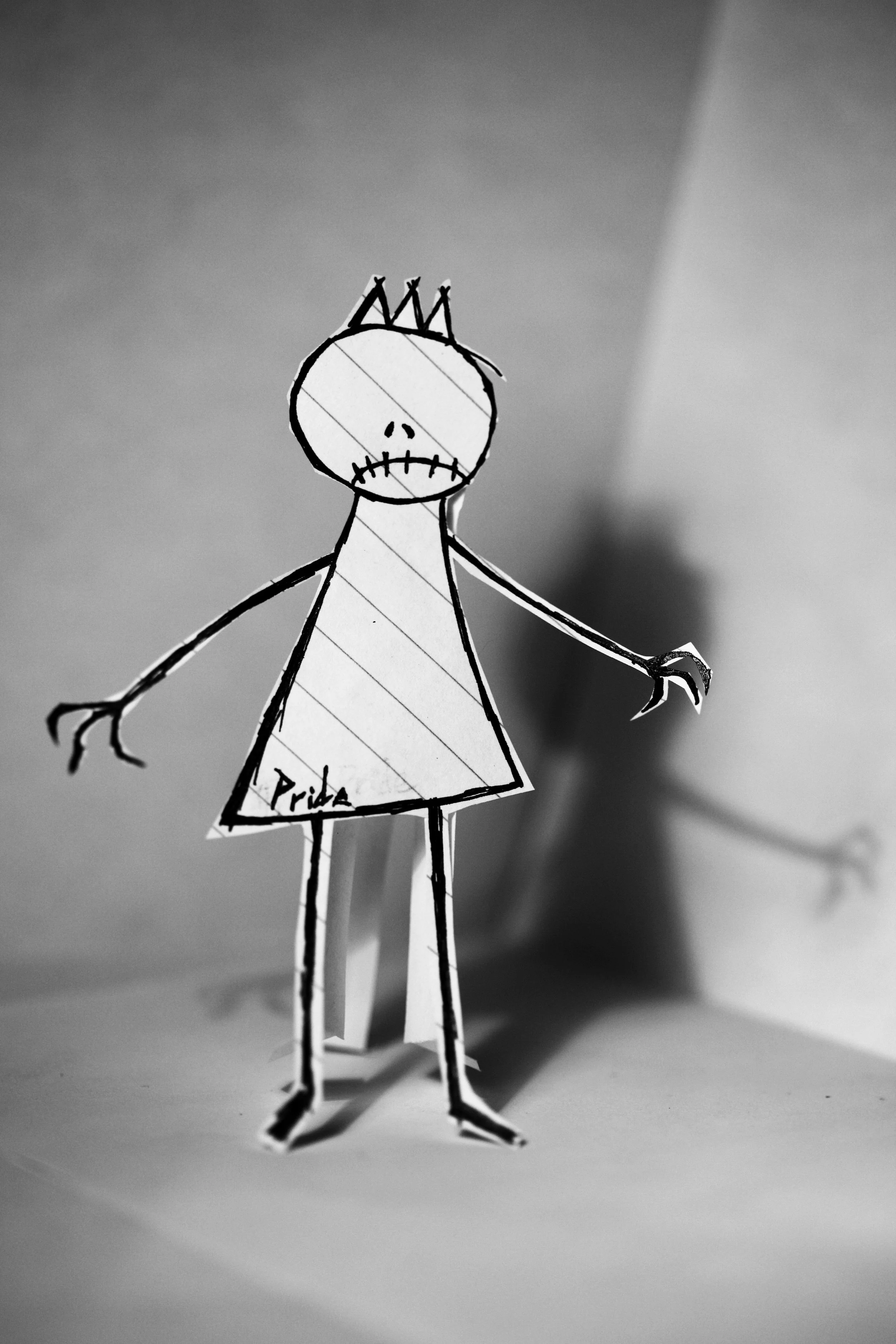  paper cut work in high school, a part of a story. 