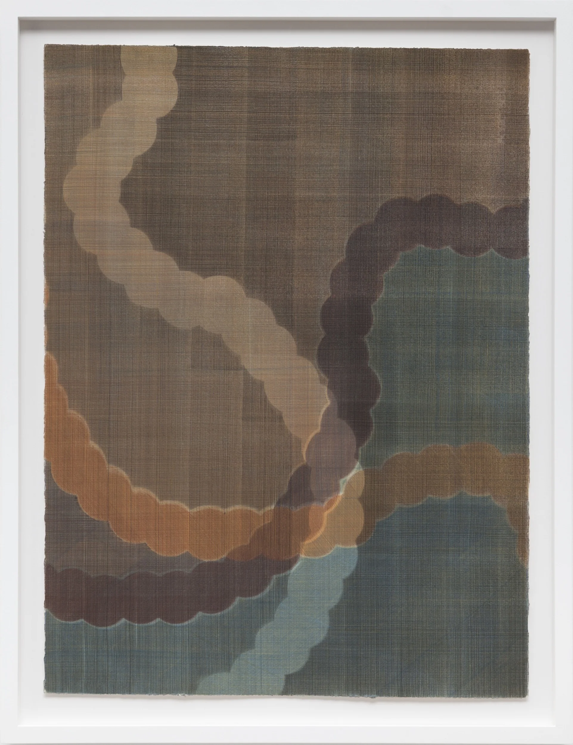 X (fourth) (2015) Casein Paint on Paper 86 x 66 cm