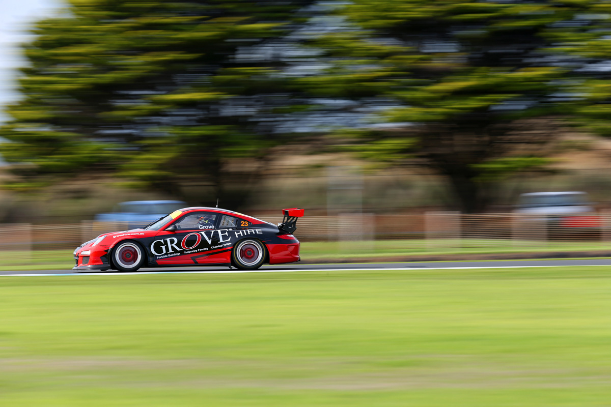 Brenton Grove at Round Two of GT3 Cup Challenge earlier in the year at Phillip Island