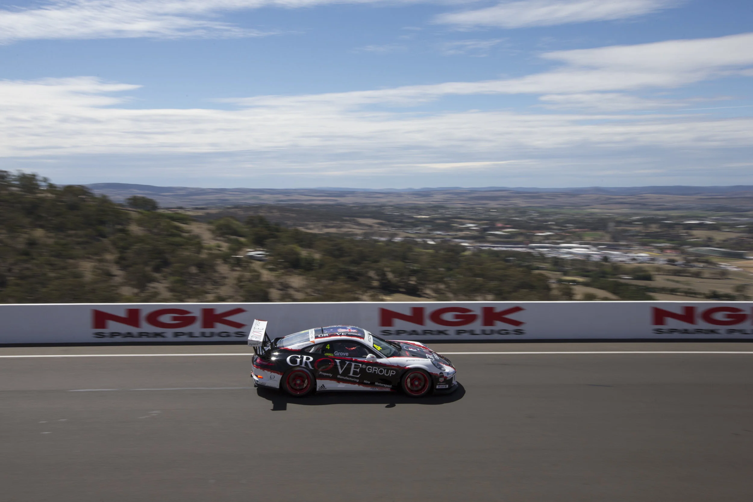 Stephen Grove at last year's Bathurst Carrera Cup Australia round.