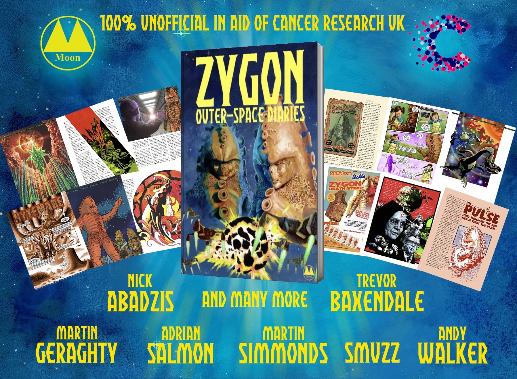 Doctor Who - Cancer Research UK Charity Book ‘Zygon Outer Space Diaries’ 