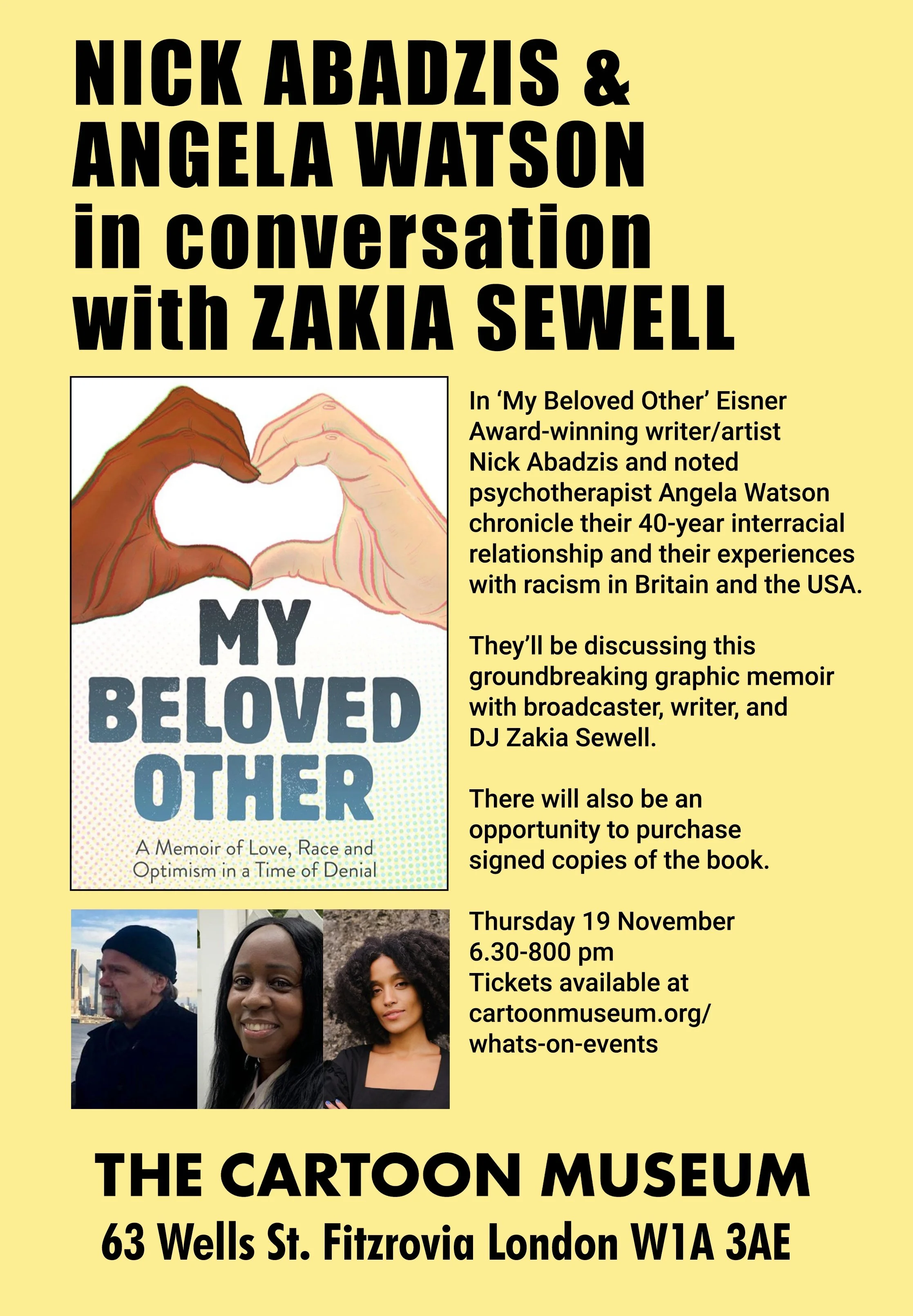 In Conversation with Zakia Sewell - 19 November 2026