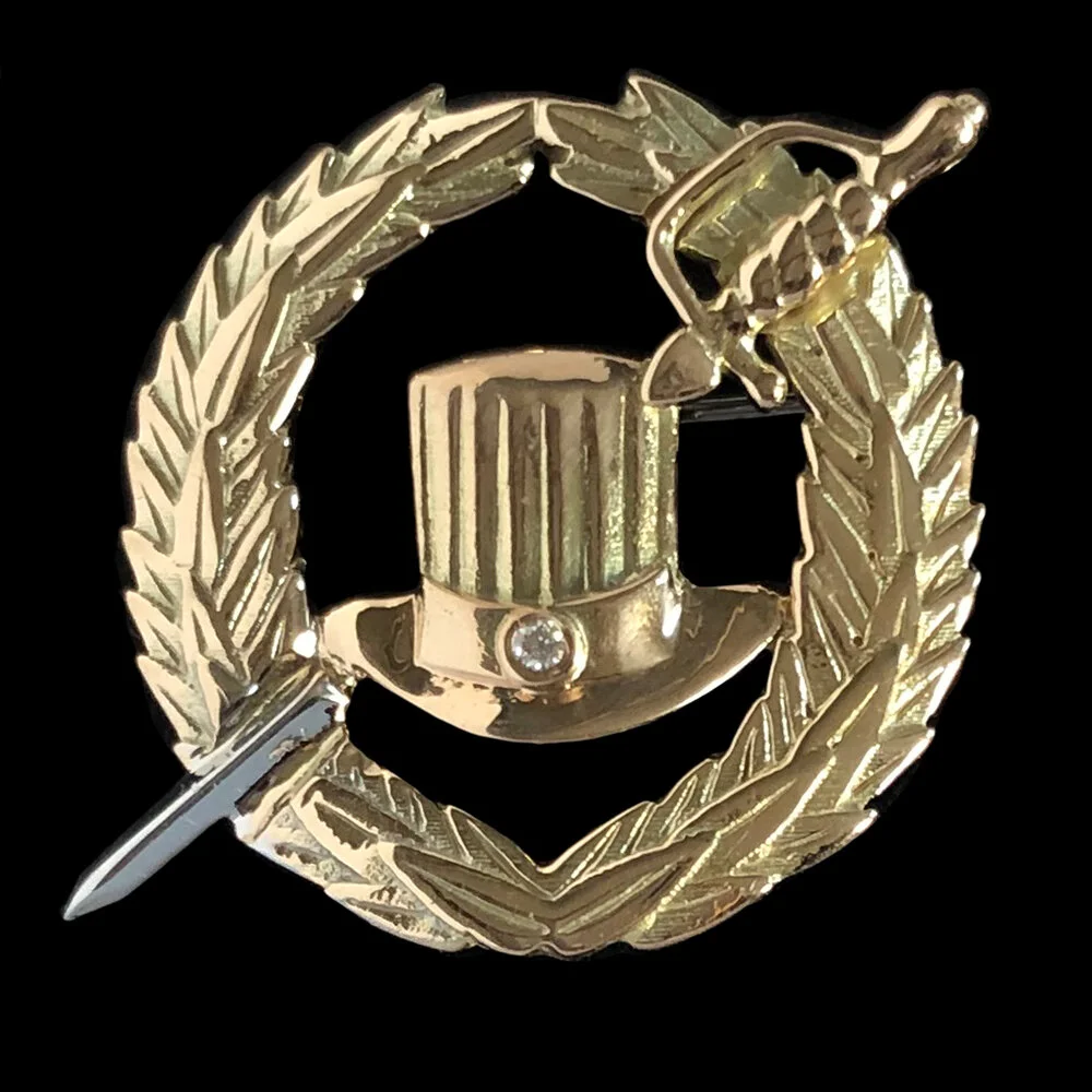 Timanttipinssi - Diamand Broch - Diamond Brooch