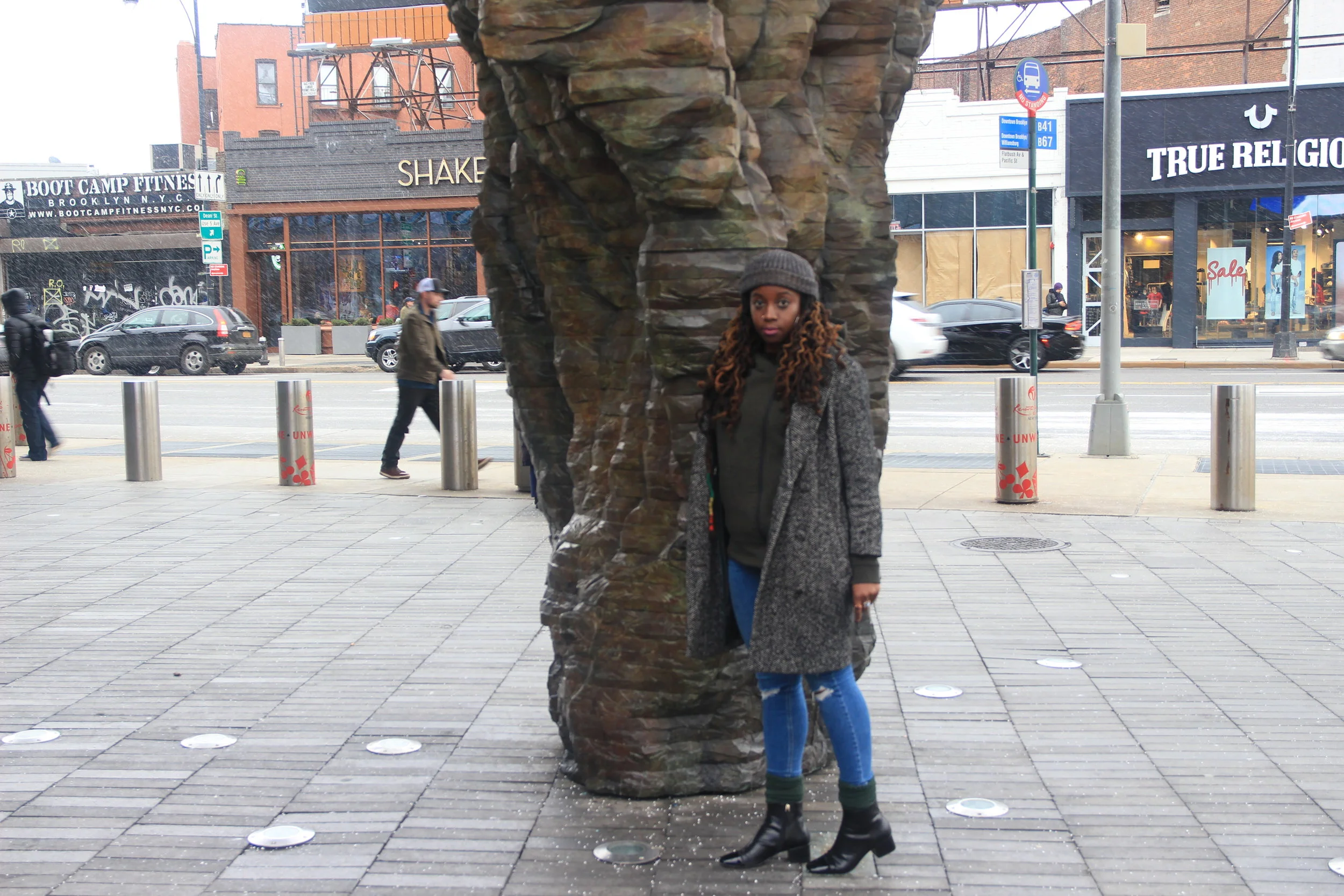 BROOKLYN GIRL IN THE SNOW