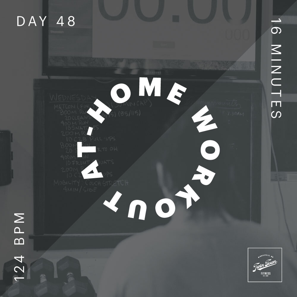 Sunday 5/3/2020 At-Home Workout