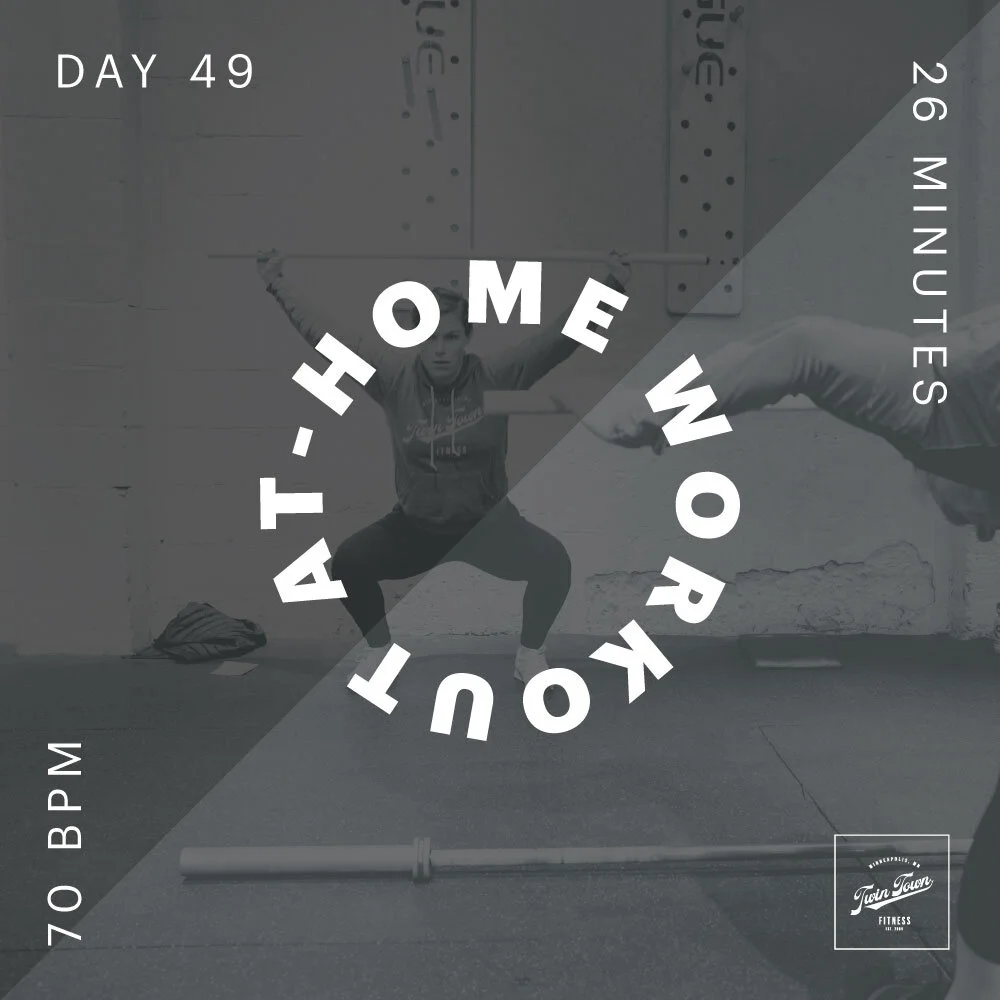 Monday 5/4/2020 At-Home Workout