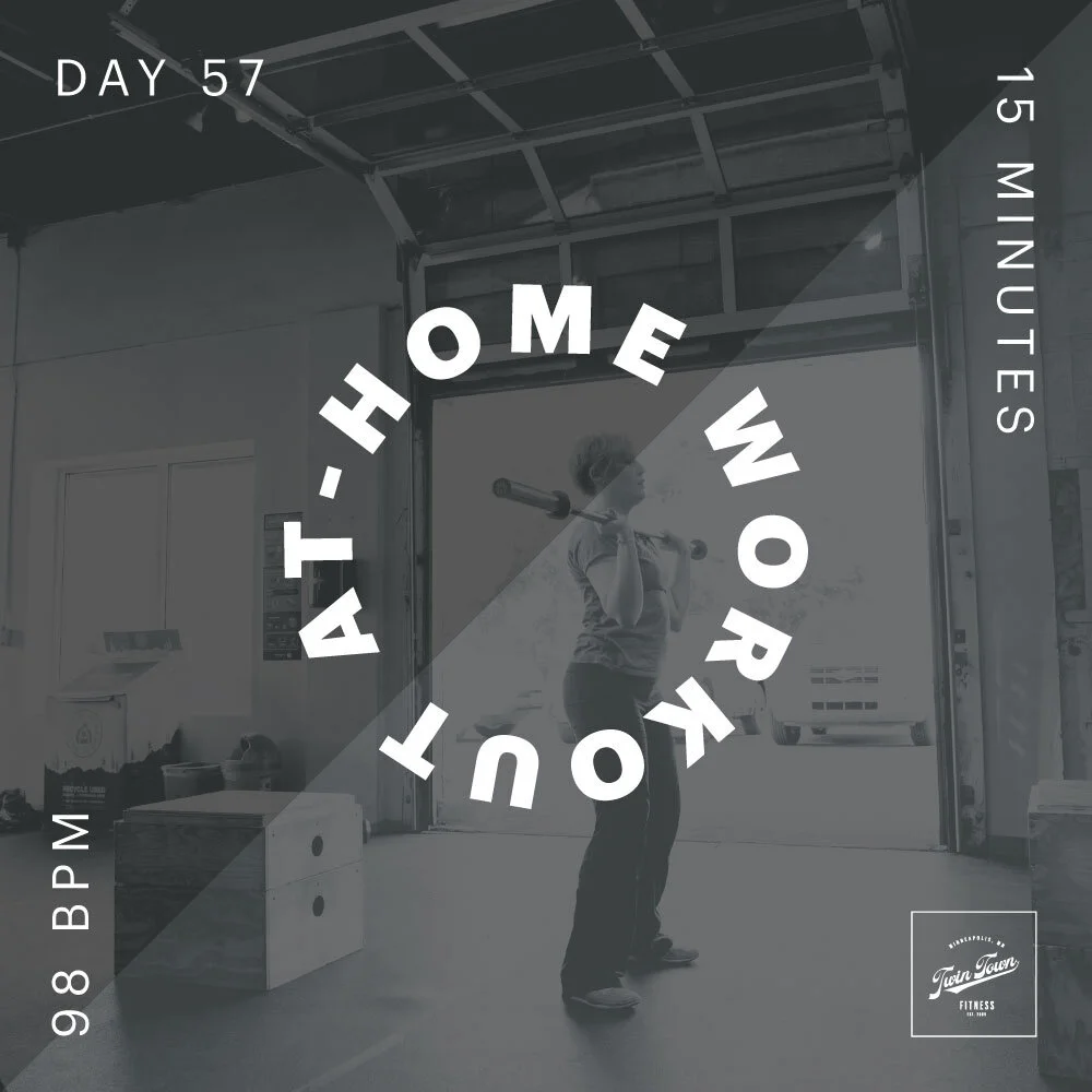 Tuesday 5/12/2020 At-Home Workout